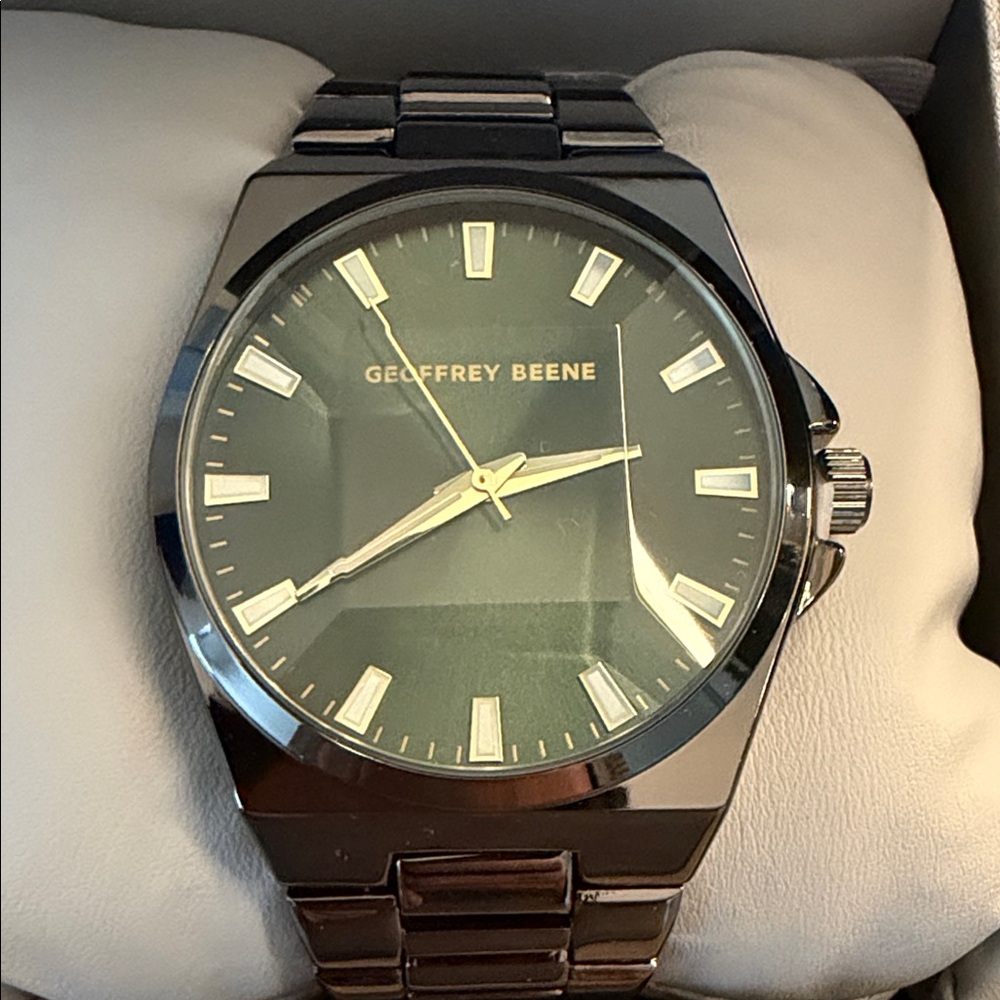 Geoffrey Beene Dark Dial Timepiece